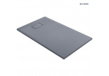 Oltens Bergytan shower tray rectangular 120x70 cm RockSurface - szary beton 