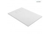 Oltens Bergytan shower tray rectangular 120x80 cm RockSurface - white