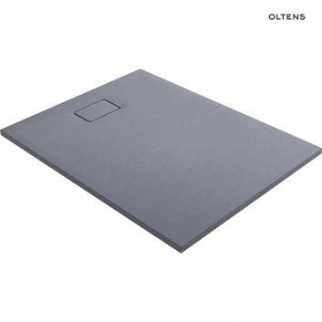 Oltens Bergytan shower tray rectangular 120x90 cm RockSurface - black