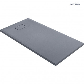 Oltens Bergytan shower tray rectangular 140x70 cm RockSurface - black