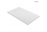 Oltens Bergytan shower tray rectangular 140x80 cm RockSurface - white