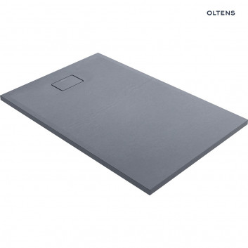 Oltens Bergytan shower tray rectangular 140x90 cm RockSurface - black 