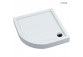 Oltens Vindel angle shower tray 80x80 cm acrylic - white 