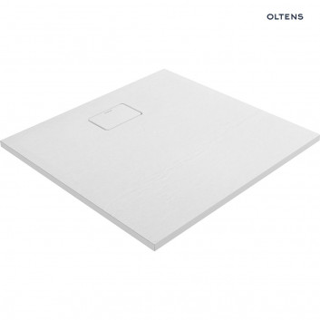 Oltens Bergytan square shower tray 80x80 cm RockSurface - szary 