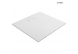 Oltens Bergytan square shower tray 100x100 cm RockSurface - white
