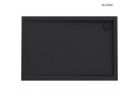 Oltens Superior acrylic shower tray 100x80 cm rectangular - black mat