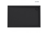 Oltens Superior acrylic shower tray 120x80 cm rectangular - black mat 