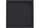Oltens Superior acrylic shower tray 80x80 cm square - black mat 
