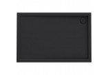 Oltens Superior acrylic shower tray 140x90 cm rectangular - black mat 