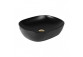 Oltens Hamnes washbasin 49x39,5 cm countertop oval - black mat