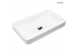 Oltens Fossa washbasin 55x34 cm countertop - white