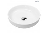 Oltens Fossa washbasin 40 cm countertop - white