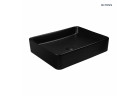 Oltens Forde washbasin 51x40,5cm countertop rectangular - black mat
