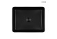 Oltens Forde washbasin 51x40,5cm countertop rectangular - black mat