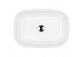 Oltens Jurong washbasin 54x36 cm countertop - white