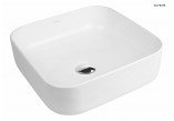 Oltens Hadsel washbasin 38,5 cm countertop square - white