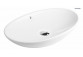 Oltens Sogne washbasin 63x42 cm countertop oval - white