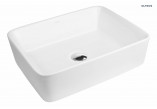 Oltens Forde washbasin 48x37 cm countertop rectangular - white