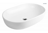 Oltens Hamnes washbasin 60x42,5 cm countertop oval - white