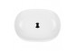 Oltens Hamnes washbasin 60x42,5 cm countertop oval - white