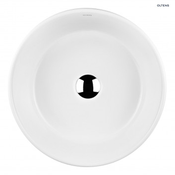 Oltens Lagde washbasin 40 cm countertop round - white