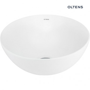 Oltens Jagala washbasin 32x32 cm countertop - white