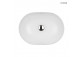 Oltens Hamnes Thin countertop washbasin oval 49,5 x 35,5 cm - white