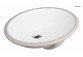 Oltens Mana washbasin 46x38 cm under-countertop oval with coating SmartClean - white