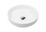 Oltens Fossa washbasin 40 cm countertop with coating SmartClean - white