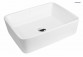 Oltens Forde washbasin 48x37 cm countertop rectangular with coating SmartClean - white 
