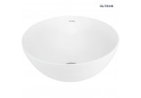 Oltens Jagala washbasin 32x32 cm countertop with coating SmartClean - white