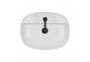 Oltens Hamnes Thin countertop washbasin with tap hole oval 51 x 39 cm - white