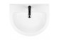 Oltens Jog washbasin 61x49 cm hanging with coating SmartClean - white 