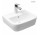 Oltens Vernal washbasin 40x32,5 cm hanging with coating SmartClean - white