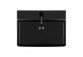 Oltens Duve washbasin 60x42 cm countertop rectangular with coating SmartClean - black mat 