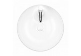 Oltens Lysake washbasin 48,5 cm countertop round with coating SmartClean - white