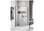 Side panel S1 70 Radaway Essenza New Black KDJ 66.7-68.2-200cm, profil black, glass transparent