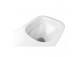 Oltens Vernal bowl WC hanging PureRim with coating SmartClean - white