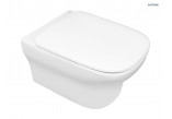Set Oltens Gulfoss bowl WC hanging PureRim with coating SmartClean with soft-close WC seat Slim