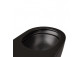 Set Oltens Hamnes bowl WC hanging PureRim with coating SmartClean with soft-close WC seat Ovan Slim - black mat