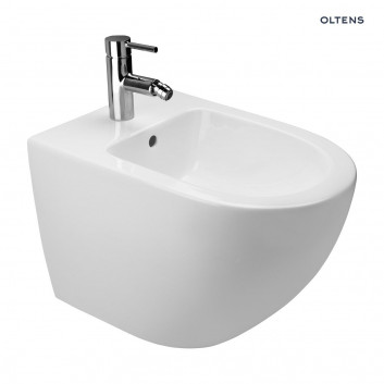 Oltens Hamnes wall hung bidet - white