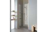 Door shower Kermi Raya 75cm, swinging 1-swing, left version, profil silver high gloss