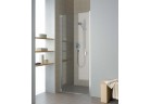 Door shower Kermi Raya 75cm, swinging 1-swing, left version, profil silver high gloss
