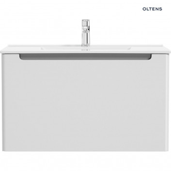 Oltens Jog cabinet 80 cm vanity hanging - white shine 