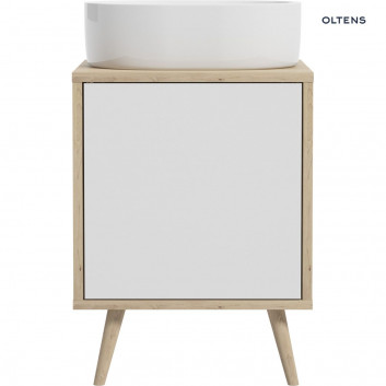 Oltens Hedvig cabinet 50 cm vanity hanging white shine/oak nova 