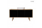 Oltens Hedvig cabinet 140 cm vanity hanging black mat/oak natural witk shelf