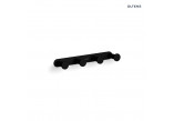 Oltens Vernal towel hook poczwórny - black mat 