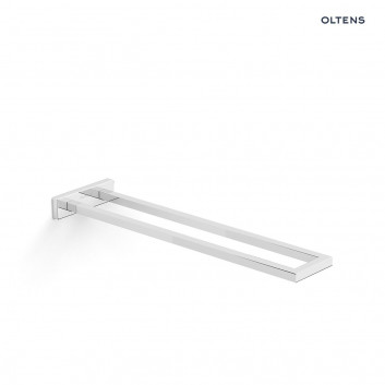 Oltens Tved towel rail 40 cm double - chrome