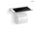 Oltens Vernal toilet paper holder witk shelf - chrome 