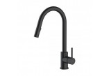 Oltens Litla kitchen faucet standing with pull-out spray black mat 